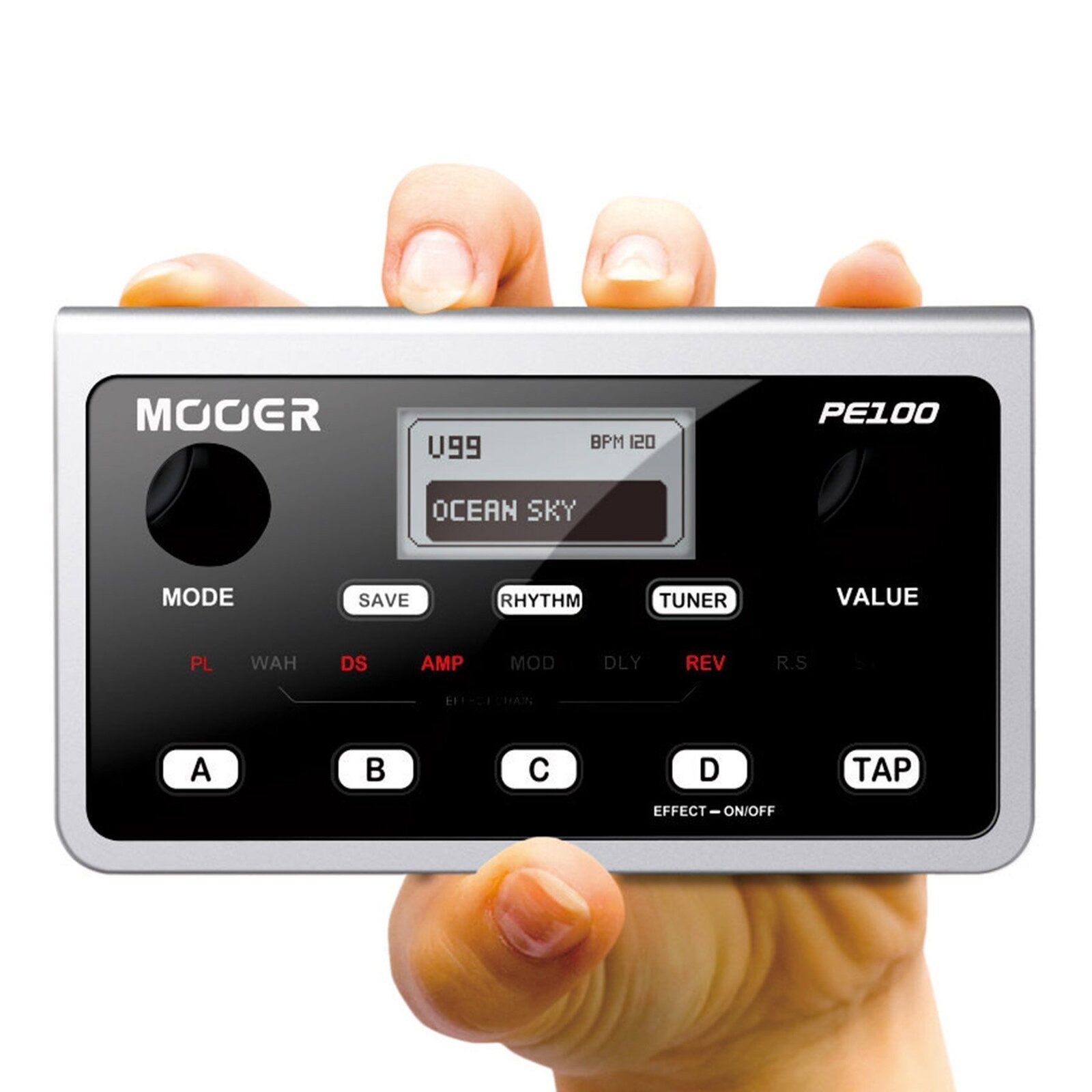 Mooer PE100 Portable Guitar Multi Effects Unit