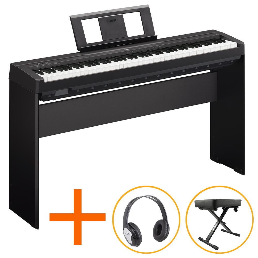 Yamaha P45B Digital Piano Bundle Inc 