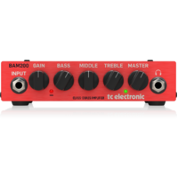 TC Electronic BAM200 - Ultra-Compact 200 Watt Bass Head with Class-D Amp Technology