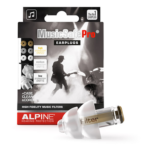 Alpine Hearing Protection MusicSafe Pro Earplugs Transparent