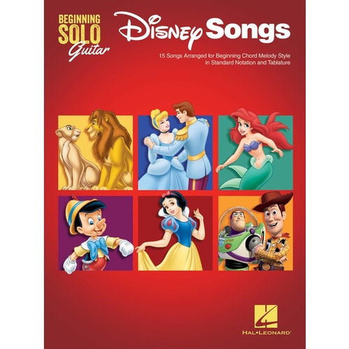 Disney Songs Beginning Solo Guitar
