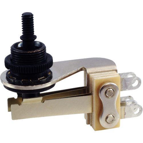Switchcraft 3 Way Right Angle SG Toggle Switch Black