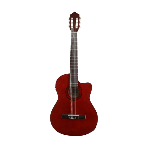 Ashton CG44CEQAM Classical Guitar with Cutaway and EQ