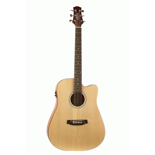 Ashton D20SCEQ NTM Solid Top Acoustic Guitar with EQ