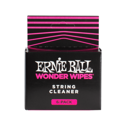 Ernie Ball 6 Pack String Cleaner Wonder Wipes
