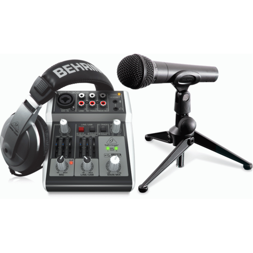 Behringer Podcastudio 2 USB Recording Package