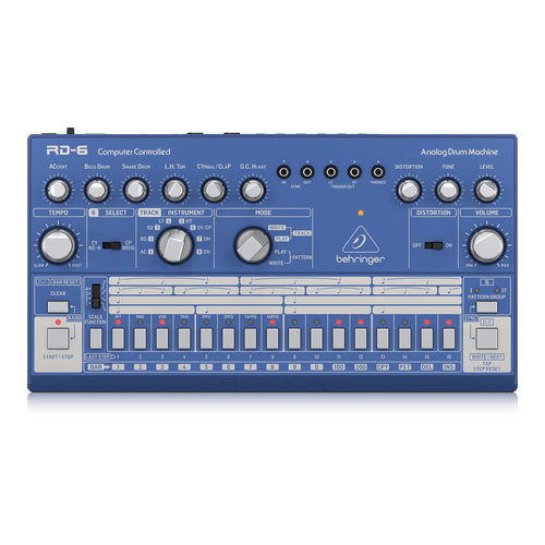 Behringer RD6 BU Analog Drum Machine