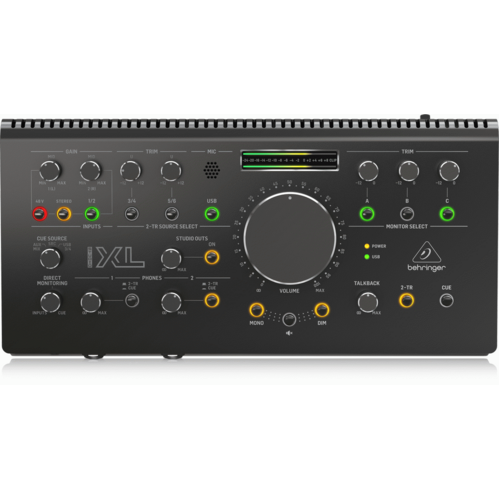 Behringer STUDIOXL High-End Studio Control and Communication Center with Midas Preamps, 192 kHz 2x4 USB Audio Interface and VCA Stereo Tracking