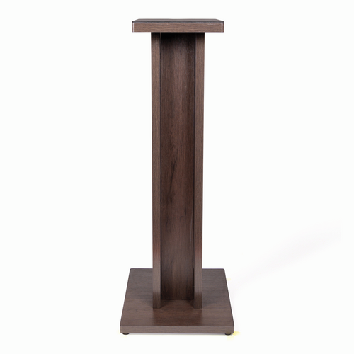 Gator Frameworks Elite Series Floor-Standing Studio Monitor Speaker Stand in Dark Walnut Brown Finish