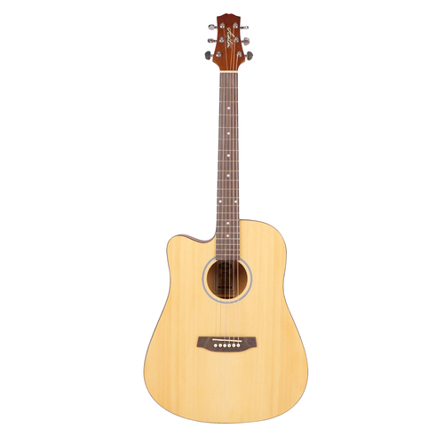 Ashton D20CEQLNTM Dreadnought Cutaway Acoustic Guitar with EQ - Left Handed