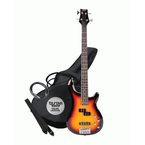 Ashton AB4TSB Bass Guitar in Sunburst