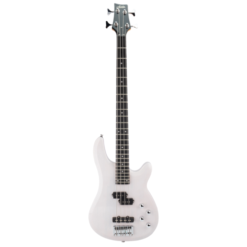 Ashton AB4TW Bass Guitar Trans White