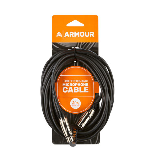 Armour CCP20U HP CAN 20 Foot XLR Cable with Upgraded Connectors