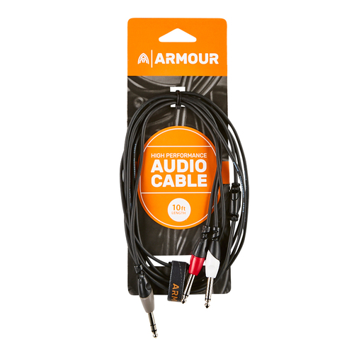 Armour SYC4 1/4 STEREO to 2X 1/4 MONO Cable