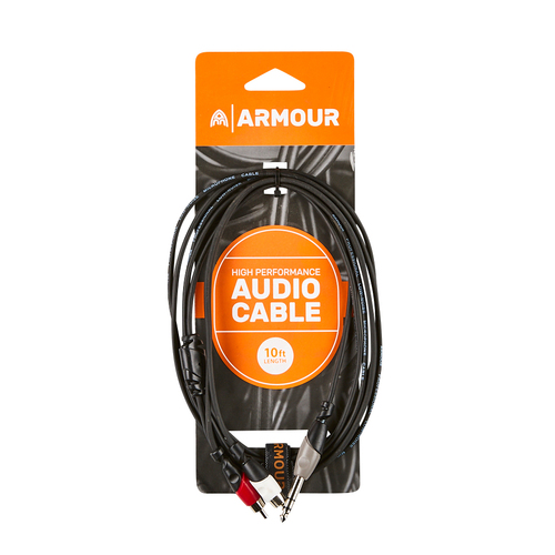 Armour RCA26S 1/4 STEREO to 2 X RCA Cable