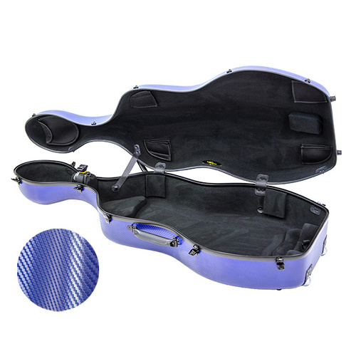 HQ POLYCARBONATE CELLO CASE BLUE