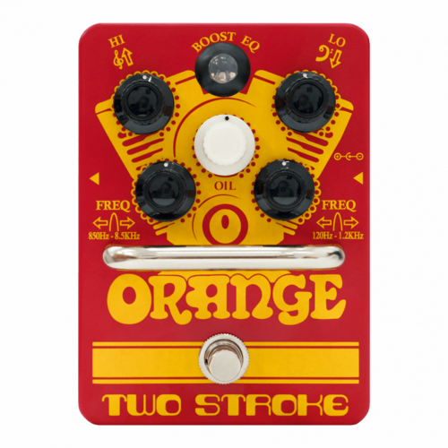 Orange Two Stroke Boost Pedal