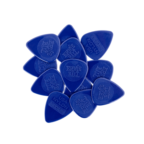 Ernie Ball 12 Pack Nylon Medium Picks