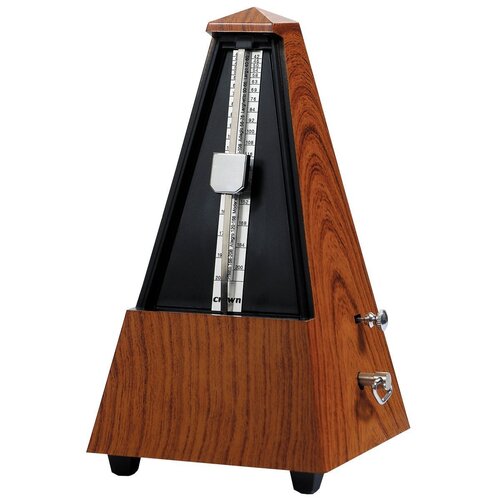 Crown Traditional Metronome (Light Teak Wood Look Finish)