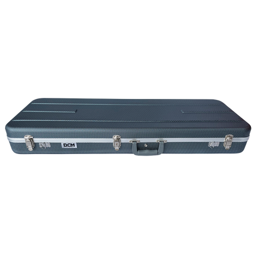 DCM EC2C ABS / Fibre Deluxe Electric Guitar Case Dark Silver Lining