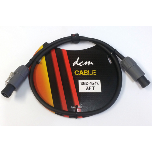 DCM DSBC167-3  3FT Speakon TO Speakon   Cable