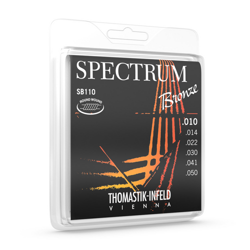 Thomastik SB110T Spectrum Bronze 10-50 String Set Tin plated trebles