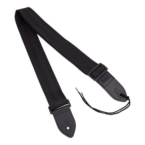 Fretz 'Seat Belt’ Guitar Strap (Black)