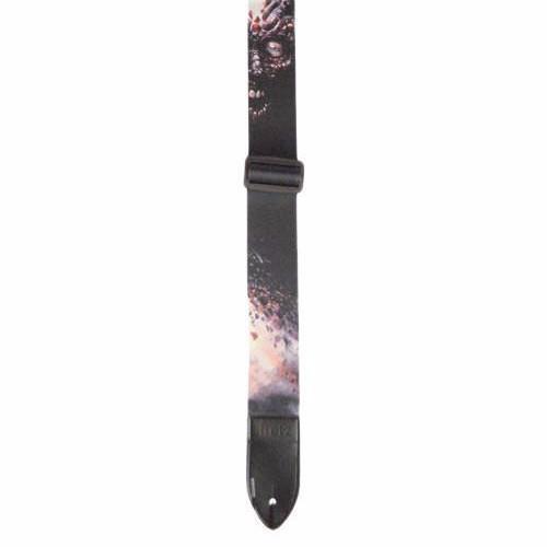 Fretz Polyester Printed Guitar Strap (Ghouly Skull)