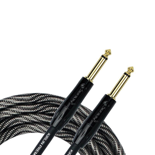 Kirlin IWB201WB 20ft Premium Plus Wave Black Guitar Cable