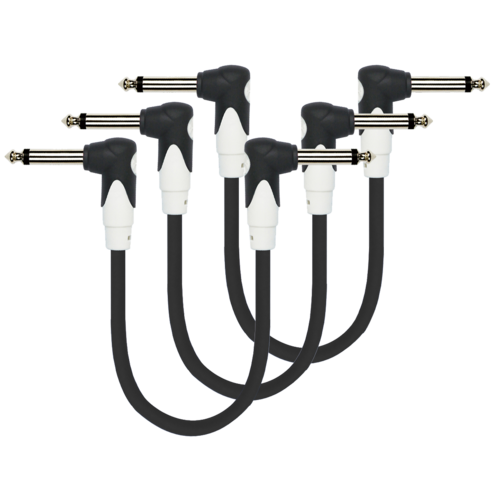 Kirlin KLG3203-3 Patch Cable 3 Inch Moulded Plugs 3-Pack 