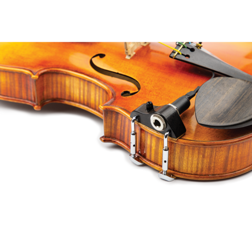 KNA VV-3V Ebony Violin Pickup with Volume Control