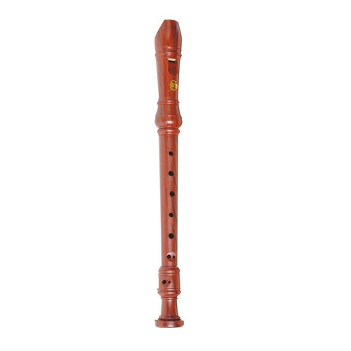 Steinhoff 'Wood-Look' Recorder for Kids with Cleaning Rod and Case