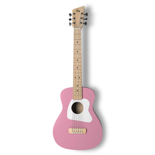 Loog Pro Acoustic VI Guitar Pink