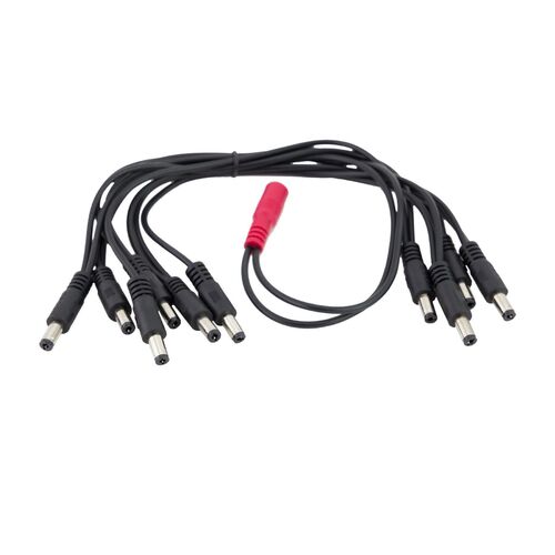 Mooer 10-Plug DC Daisy Chain Pedal Power Cable (Straight Plugs)