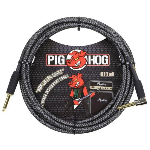 Pig Hog "Amp Grill" Instrument Cable, 10ft. Right Angle