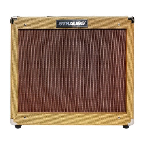 Strauss 'Legacy Vintage' 50 Watt Combo Solid State Guitar Amplifier (Tweed)