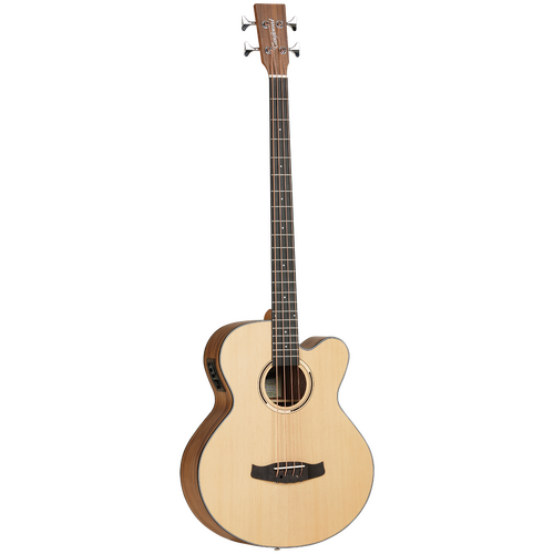 Tanglewood TDBTABBW Discovery Exotic Acoustic Bass C/E Black Walnut