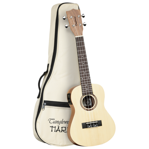 Tanglewood TWT9EB Tiare Concert Ukulele w/ Pickup Spruce/Koa with Gig Bag