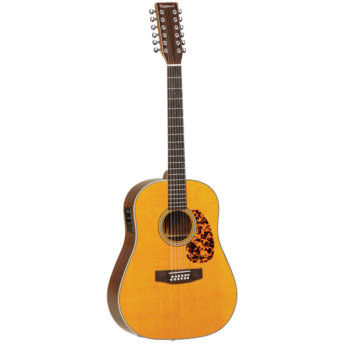 Tanglewood 40-12SDANE  Sundance Historic Sloped Shoulder Dreadnought 12-String Guitar with Case