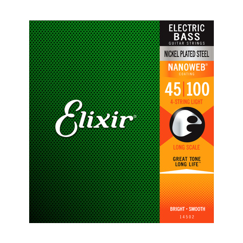 Elixir Nanoweb Nickel Steel Bass